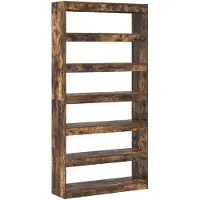 vidaXL Boekenkast Rook Eiken 100 x 30 x 198 cm Bewerkt hout