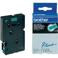 Brother TC-791 tape zwart op groen 9mm x 7,7m (origineel)