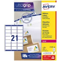 Avery Adresetiketten QuickPEEL Wit 63,5x38,1mm 100 Vellen