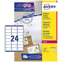 Avery L7159-250 adresetiketten A4 63,5 x 33,9 mm wit (6000 etiketten)