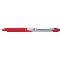 Pilot V-Ball RT Intrekbaar Rollerballpen Rood 0,4 mm Medium Kegelvormig Navulbaar
