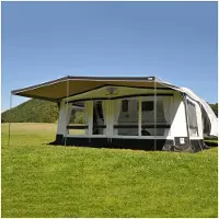 Eurotrail combi luifel 485 x 240 cm polyester grijs