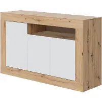 CALICOSY Buffetkast met 3 deuren en 1 opbergvak l139 cm baltik