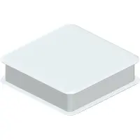 TEKO TEK-MBD.0 TEK-MBD.0 Elektronicabehuizing 103.36 x 103.36 x 27.8 x 103 Kunststof Transparant 1 stuk(s)