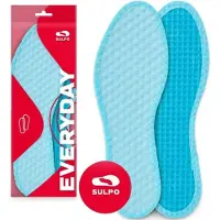 Sulpo Massage inlegzolen - MASSAGE - maat 44 - De inlegzolen zijn gemaakt van latexschuim en lipjes die de voet masseren tijdens het lopen en bovendien de bloedsomloop stimuleren.