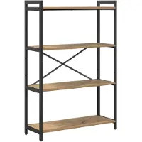 vidaXL Boekenplank 80 x 30 x 120 cm Bewerkt hout Artisan Eiken