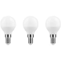 Technik LED Globelamp G80 E14 Mat - 4.9W 470lm 4000K - Neutraalwit - Vervangt 40W - 3 stuks