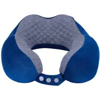 Delsey Oreiller de voyage velvet Bleu