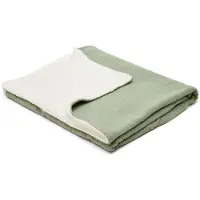 Little Dutch Gebreid wiegdeken - Fleece – Groen – Essentials