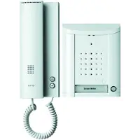 Ritto By Schneider Entravox Complete set voor Deurintercom Kabelgebonden Driegezinswoning Zilver