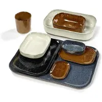 Serax - Merci La Nouvelle Table - Diep Bord M - Wit - 8 stuks