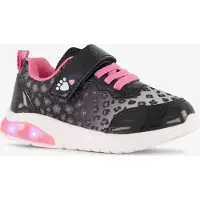 Blue Box meisjes sneakers met lichtjes zwart roze maat 23