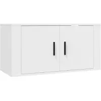 vidaXL Tv-wandmeubel 80x34,5x40 cm wit