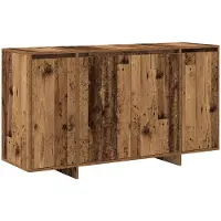 vidaXL Dressoir Oudhout 135 x 41 x 75 cm Bewerkt hout