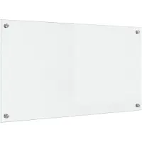 vidaXL Keukenachterwand Transparant 90 x 50 cm gehard glas