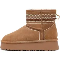 Derimod Boots camel / bruin / wit