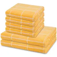 Ross Sonstiges 4 X handdoek 2 X douchehanddoek - in set 6 pack Sensual Skin Karo