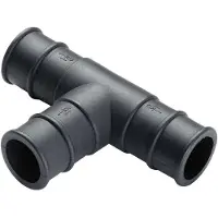 VETUS T Connector 16 Mm Zilver