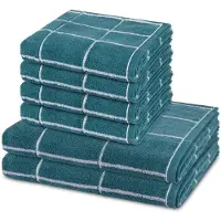 Ross Sonstiges 4 X handdoek 2 X douchehanddoek - in set 6 pack Sensual Skin Karo