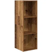 vidaXL Tv-meubelset 37 x 37 x 107 cm Oud Hout Bewerkt hout