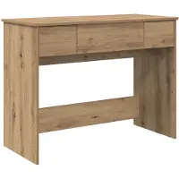 vidaXL Cosmetische Tafel Artisan Eiken 100 x 45 x 76 cm