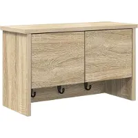 vidaXL Wandgemonteerde kapstok Muurmontage Sonoma Eik 50 x 20 x 30 cm