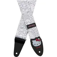 Fender Hello Kitty White Poly Strap - Gitaarband - wit