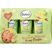 Balea Geschenkset - You are the Pistachio to my Cookie | 3-delig - Bodylotion, Douchegel & Hand-Nagelbalsem - Pistache & Vanille | Cadeauverpakking - Kerstcadeau