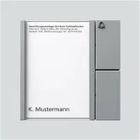 Siedle 200035731-00 Functiemodule voor Accessoires voor deurintercom Kabelgebonden Metallic-zilver