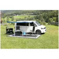 Brunner Balmat Tenttapijt - 300 x 500cm - Zwart/Grijs - Tenttapijt caravan - Gronddoek Tent - Voortenttapijt - Kampeertapijt