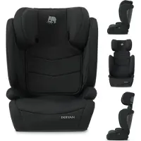 Deryan Charlie Basic i-Size Autostoeltje - 3,5 tot 12 Jaar - Zwart