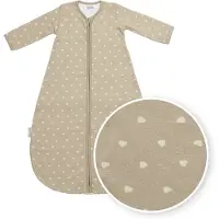Meyco Baby Sweet Heart Baby Slaapzak Rond - Sand/Soft Sand - 90cm - 1.0 TOG