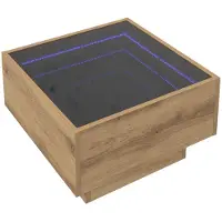 vidaXL Salontafel artisanaal eikenkleurig 50 x 50 x 30 cm