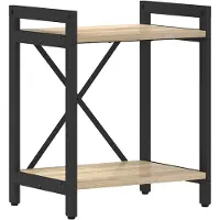 vidaXL Boekenplank 40 x 30 x 50 cm Bewerkt hout Sonoma Eik