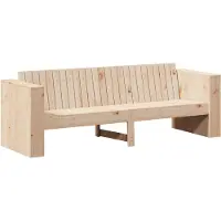vidaXL Tuin Sofa Naturel 185,5 x 60 x 62 cm Massief grenenhout