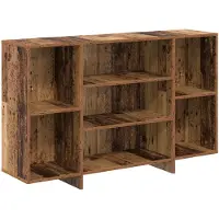 vidaXL Dressoir Oudhout 120 x 30 x 75 cm Bewerkt hout