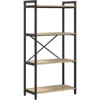 vidaXL Boekenplank 60 x 30 x 120 cm Bewerkt hout Sonoma Eik