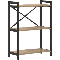 vidaXL Boekenplank 60 x 30 x 85 cm Bewerkt hout Artisan Eiken