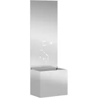 vidaXL Tuin Privacy Scherm Fretwerk Zilver 50 x 32 x 150 cm