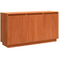 vidaXL Dressoir Bruin Eiken 111 x 34 x 60 cm Massief grenenhout