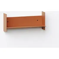 TIPTOE Pli Stalen Wandplank Tangerine Red | 45 cm