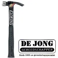 Estwing Ultra Series EB-15SR Straight Claw Hammer EWEEB-15SR Black Shock Reduction Grip, klauwhamer 425 gram