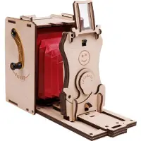 JollyLook Instant pinhole camera Natuurlijk hout