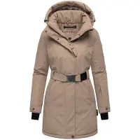 NAVAHOO Wintermantel 'Frostkuss 14' taupe