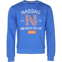 Nassau Beach Beach Club Sweatshirt ' NB22010 ' azuur / oranje / wit