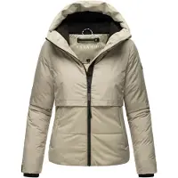 NAVAHOO Functionele jas 'Liebesküken XIV' beige / zwart