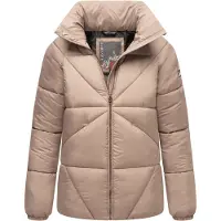 NAVAHOO Winterjas 'Schokolinaa' donkerbeige