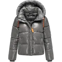 MARIKOO Winterjas 'Skyraa 16' grijs