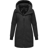 NAVAHOO Wintermantel 'Zart 14' zwart