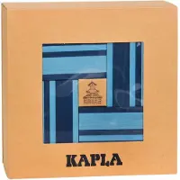 Kapla - Kleur Constructiespeelgoed - Blauw - 40 Plankjes